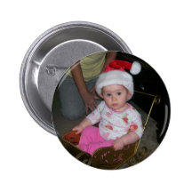 Santababy Knopf Anstecknadelbutton