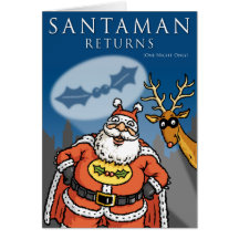 Santaman Weihnachtskarte
