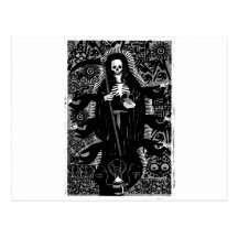Santisima Muerte Postkarte