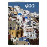 Santorini, Griechenland Grußkarte
