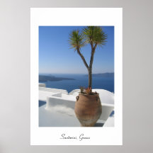 Santorini, Griechenland Plakatdrucke