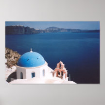 Santorini Plakatdruck