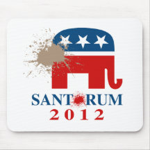 Santorum 2012 mousepad