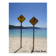 Sapi Insel, Borneo Postkarten
