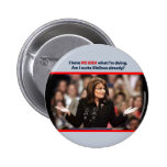 Sarah Palin: Bin ich outta Rettungsleinen bereits? Anstecknadelbutton