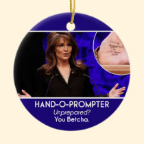 Sarah Palin Hand-O-Sofortigeres Ornament_2 ornaments