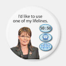 Sarah Palin: Ich möchte eine meiner Rettungsleinen Kühlschrankmagnete