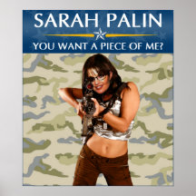 Sarah Palin - Sie wollen ein Stück von mir? Plakat