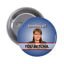 Sarah Palin: Unmoralisch? Sie Betcha. buttons