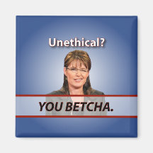 Sarah Palin: Unmoralisch? Sie Betcha. Magnets