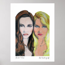 Sarah und Dina Poster