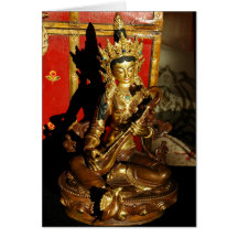 Saraswati, Musik u. Poesie Grußkarten
