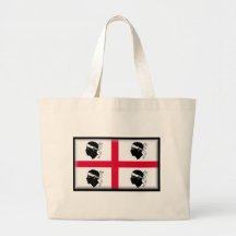 Sardinien-Flagge Einkaufstasche