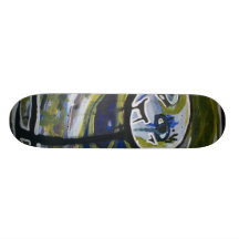 Sasquatch stellen gegenüber skateboard brett