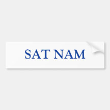 SAT NAM AUTOAUFKLEBER