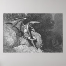 Satan denkendes Plakat