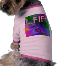 Satin-Falten, FIFI Hundeshirt