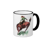Sattelbronc-Reiten Kaffee Haferl