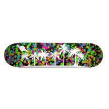 Saturn-Sonnenuntergang-Skateboard Mini Bedruckte Skateboarddecks