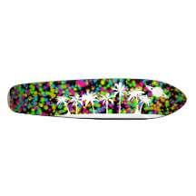 Saturn-Sonnenuntergang-Skateboard Oldschool Skateboardbrett
