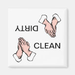 Säubern Sie schmutzigen Gebets-Handspülmaschinen-M