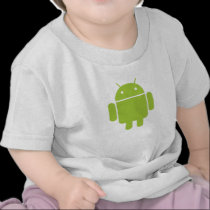 Säuglingandroid-T-Shirt t-shirts
