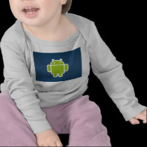 Säuglings-androide lange Hülse kurz t-shirts