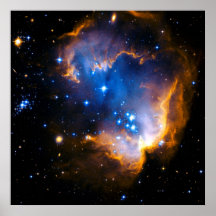 Säuglings-Sterne in nahe gelegener Galaxie -2007 Plakatdrucke