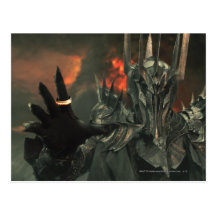 Sauron mit der Hand Postkarte