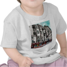Savanne-Georgia-Fluss-Straßenkunstzeichnen Tshirt