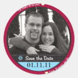 Save the Date Aufkleber