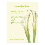 Save the Date Callalilienpostkarten