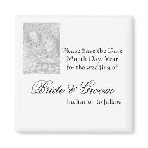 Save the Date Foto-Magnet… magnete