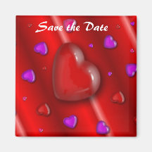 Save the Date Herz-Magnet Magnets