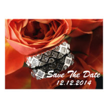 Save the Date Hochzeits-Ring Ankündigung