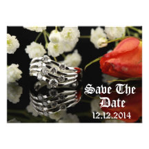 Save the Date Hochzeits-Ring Personalisierte Einladungskarten