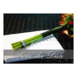 Save the Date laden nostalgische Blumen ein Personalisierte Ankündigungen