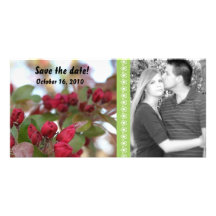 Save the Date! Mitteilung Individuelle Photo Karte