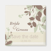 SAVE THE DATE:: Natur - Vanillemoosmokka Magnete