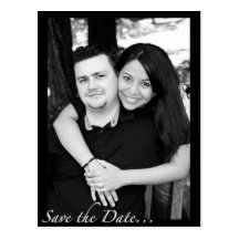 "Save the Date " Postkarte