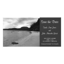 Save the Date Strand-Fotokarte