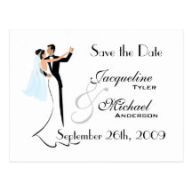 Save the Date Wedding Einladungs-Postkarte