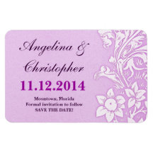 Save the Date wedding elegante Magneten