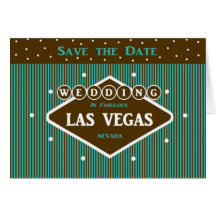Save the Date WEDDING in fabelhafter Las- Vegaskar