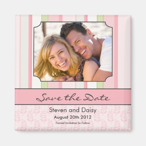 Save the Date Wedding Magnet Kühlschrankmagnet