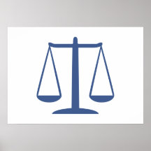 Scales of Justice Poster