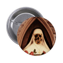 Scary Nun Button