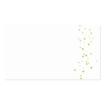 SCATTERED YELLOW STARS ACCENTS TEMPLATE BACKGROUND BUSINESS CARD TEMPLATE