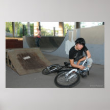 Scenester BMX Modell Plakatdruck