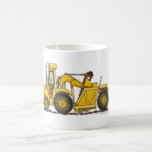 Schaber-Schmutz-Urheber-Bagger-Bau-Becher Teetasse
